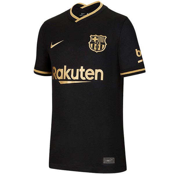 Camiseta Barcelona Replica Segunda Ropa 2020/21 Negro